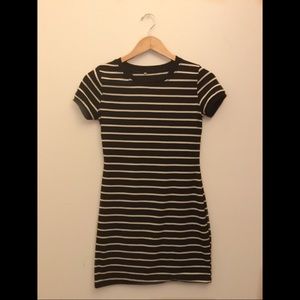 Women's Striped Ringer T-Shirt Dress